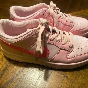 Pink Nike Barbie Low Dunk shoes US 6.5 worn twice
